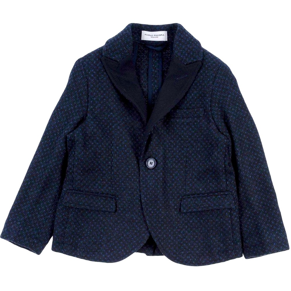 PAOLO PECORA Suit iacket, 100% Wool
6 (YEARS) - Midnight blue